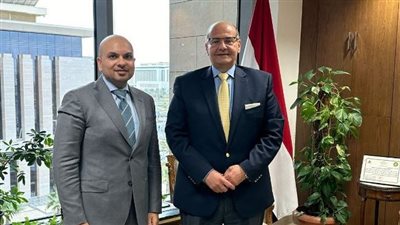 السفير سامح أبو العينين يستقبل المدير العام للاستجابة الدولية للأزمات بوزارة الهجرة واللاجئين والجنسية الكندي