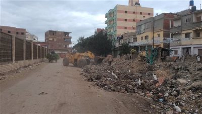 رفع 450 طن مخلفات في طلخا بالدقهلية (صور) 