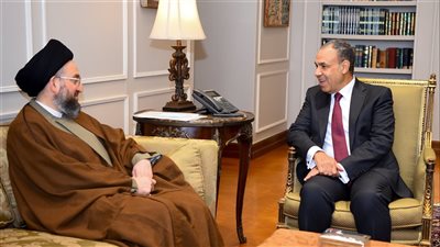 عبد العاطى يؤكد لعمار الحكيم موقف مصر الداعم لأمن واستقرار العراق (صور) 