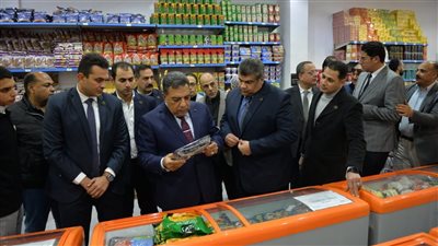 محافظ الدقهلية يفتتح هايبر جهاز مستقبل مصر للسلع الغذائية بالمنصورة