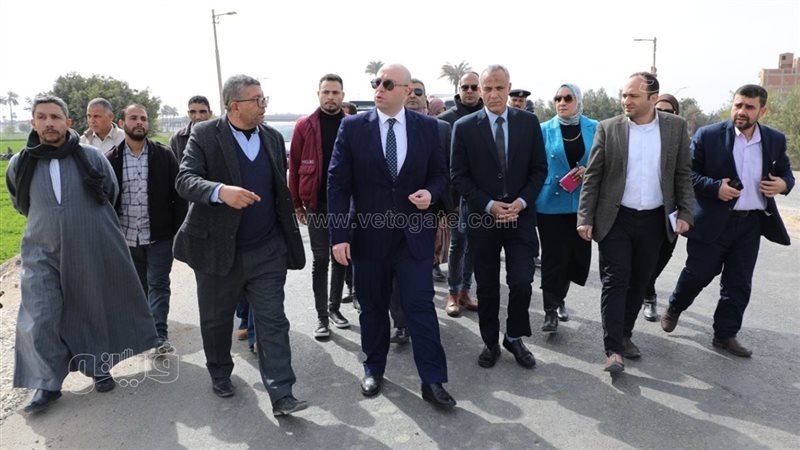 محافظ بني سويف يتابع