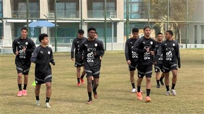 منتخب الشباب يختتم تحضيراته لودية سبورتنج (صور)