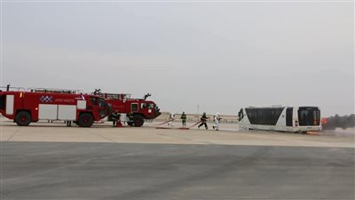 مطار سفنكس ينفذ أول تجربة طوارئ كلية لتعزيز إجراءات السلامة الجوية