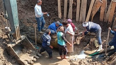 انقطاع المياه 22 ساعة عن الحبيل في الأقصر (فيديو)