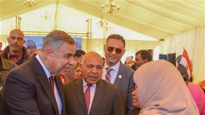 محافظ الإسكندرية يفتتح مشروع إعادة تأهيل عدة قرى بالعامرية