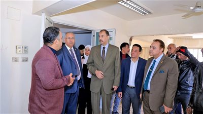 محافظ سوهاج يتفقد أعمال إنشاء كوبري المراغة العلوي