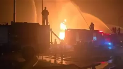 إصابة رجل من الحماية المدنية في حريق شقة سكنية ببرج بالمنصورة 