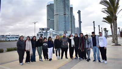 العلمين الجديدة تواصل استقبال طلاب الهندسة للاطلاع على التجربة العمرانية 