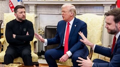 ترامب يوبخ زيلينسكي، مشادة بين الرئيس الأمريكي ونظيره الأوكراني فى البيت الأبيض (فيديو)