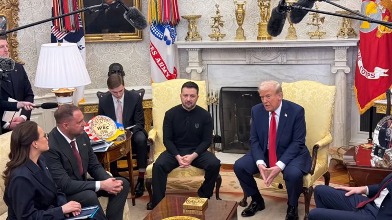 ترامب وزيلينسكي،