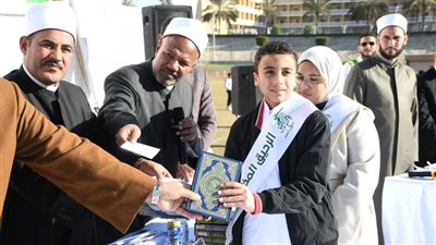 ختام أكبر مسابقة لحفظ القرآن الكريم بالإسكندرية (صور)
