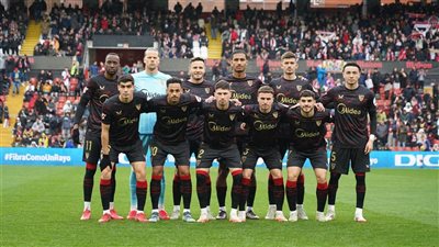 الدوري الإسباني، تعادل سلبي بين رايو فاليكانو وإشبيلية في الشوط الأول 