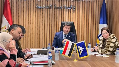 محافظ دمياط يستعرض مستجدات ملف المتغيرات المكانية وتقنين أراضي الدولة