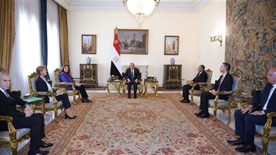 السيسي ومفوضة الاتحاد الأوروبي يؤكدان أهمية الحفاظ على استقرار وسلامة ليبيا والسودان وسوريا