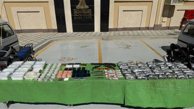 ضبط 10 عناصر إجرامية بحوزتهم مخدرات بقيمة 10.5 مليون جنيه في القليوبية