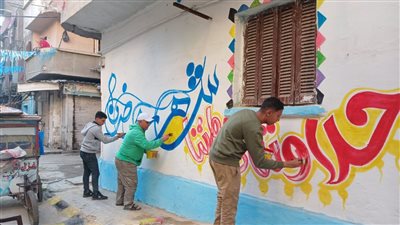 وسط أجواء الزينة والبهجة، رمضان بطعم مختلف في شارع عين جالوت بالإسكندرية (صور)