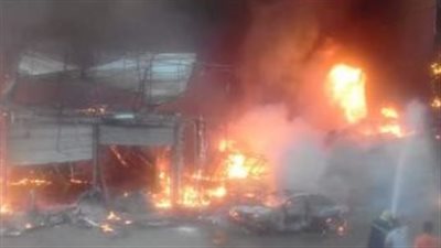 حريق يلتهم محتويات مخبز فى دار السلام 