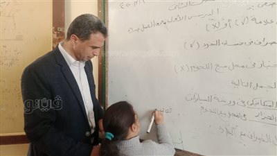 وكيل تعليم كفر الشيخ يتفقد انتظام العملية التعليمية بالمدارس 