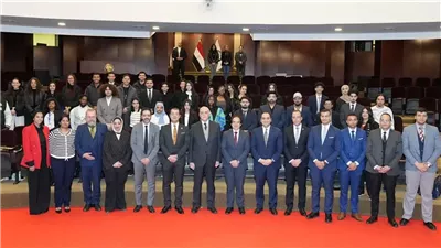 النيابة العامة تستقبل وفدًا من طلاب كلية القانون بجامعة لندن ساوث بانك والجامعة البريطانية في مصر