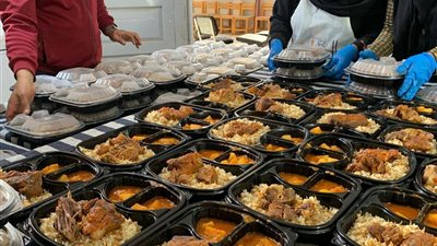 توزيع 230 وجبة إفطار للأسر الأكثر احتياجا بقرية الخنانسة فى سوهاج