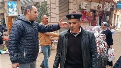 حملة لرفع الإشغالات في السنطة بالغربية (صور)