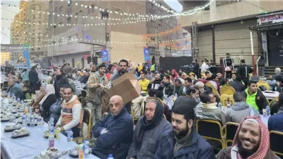 بمشاركة 5 آلاف شخص، شبرا الخيمة تنظم أكبر مائدة إفطار جماعي (فيديو)