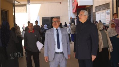 الحديدي والبنا يتفقدان سير العمل بأقسام مستشفى بني سويف الجامعي