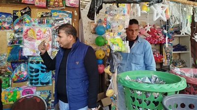 تكثيف المرور الميداني على مناطق تداول الألعاب النارية فى قنا (صور)