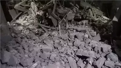 قبل الإفطار، انهيار منزل من طابقين في قنا 