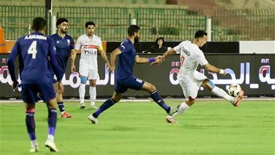 عبد الله السعيد يسجل الهدف الأول للزمالك في مرمى إنبي