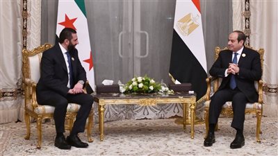 بدء صفحة جديدة، رسالة هامة من أحمد الشرع للرئيس السيسي