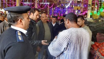 مرافق الأقصر تحرر 120 محضرا ومخالفات متنوعة بسوق خضار