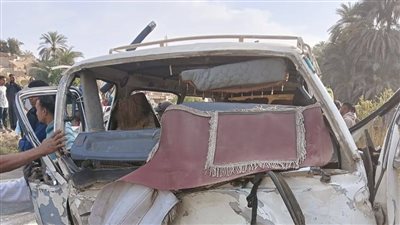 إصابة 22 شخصًا في حادث تصادم على الطريق الزراعي بأسوان (صور)