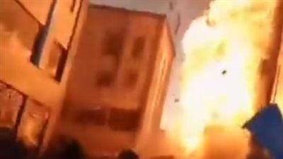 لحظة انفجار أنبوب غاز في مول شهير بالقاهرة (فيديو)