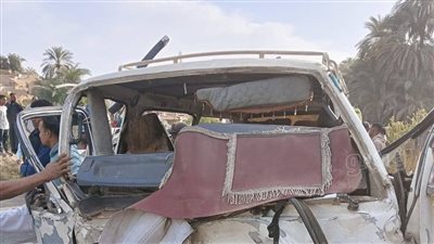 ننشر أسماء 22 مصابًا في حادث تصادم على الطريق الزراعي بأسوان