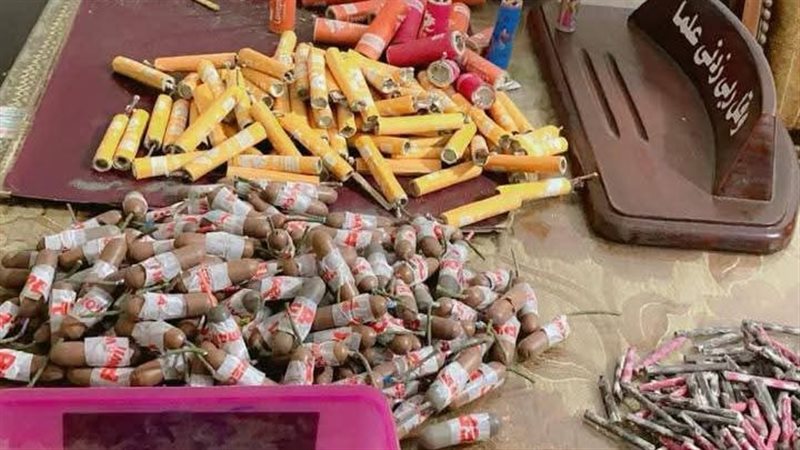 ضبط ألعاب نارية،