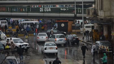 أمطار متفاوتة الشدة على القاهرة الكبرى ومحافظات الوجه البحرى