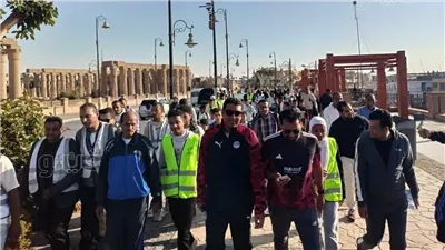 نائب محافظ الأقصر يشهد ماراثون ظواهر الرياضي في رمضان