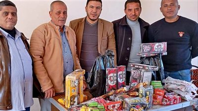 ضبط 476 قطعة ألعاب نارية متنوعة في حملة بسوهاج