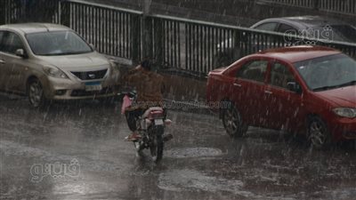 رعدية ومصحوبة بحبات البرد، خريطة سقوط الأمطار غدا الأربعاء