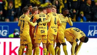 بودو جليمت يقسو على أولمبياكوس بثلاثية نظيفة في ذهاب ثمن نهائي الدوري الأوروبي 