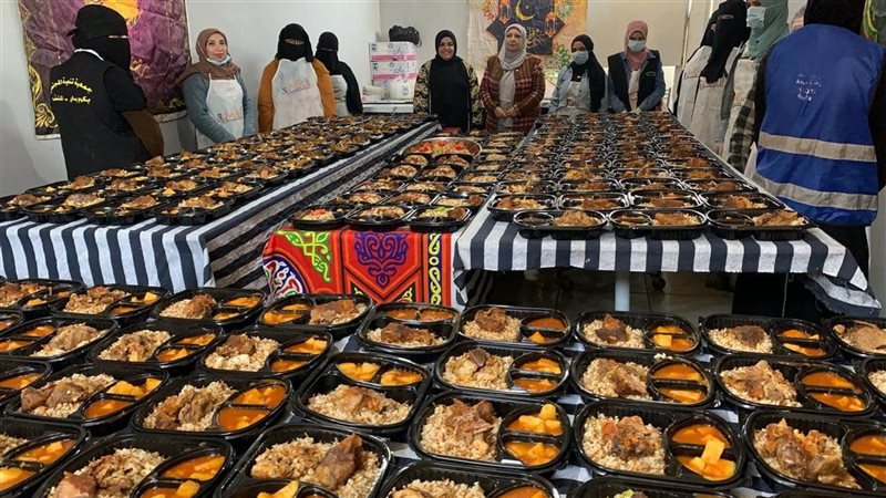 تجهيز 1380 وجبة إفطار،