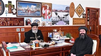  البابا تواضروس يتلقى تقريرا عن الخدمة في إيبارشية نيوجيرسي