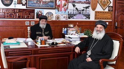 البابا تواضروس يتلقى تقريرا عن الخدمة في إيبارشيتي روما ونيوجيرسي