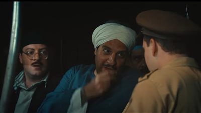 مسلسل النص الحلقة 10، أحمد أمين يتحول لبطل قومي بعد إنقاذ المقبرة من يد المحتل