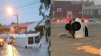 غرق نصف مدينة أرجنتينية بمياه الأمطار ووقوع قتلى وفرار آلاف السكان (فيديو)