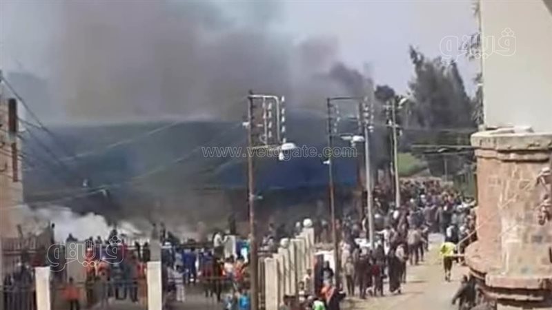 حريق هائل بمصنع غزل