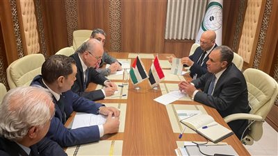 وزير الخارجية يبحث مع نظيره الفلسطيني استعدادات مؤتمر إعمار غزة