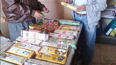 حملات مكبرة بالإسماعيلية لمصادرة الألعاب النارية (صور) 