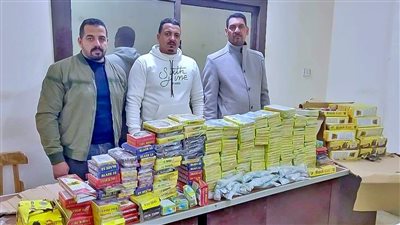 حملات في 4 مدن بسوهاج للقضاء على ظاهرة انتشار الألعاب النارية